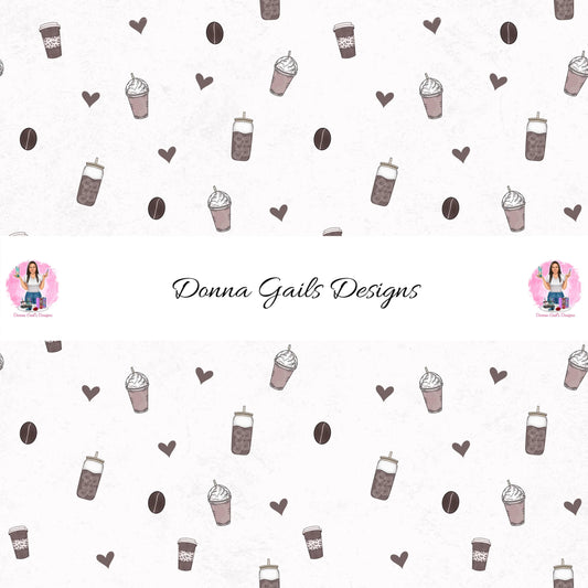 Coffee- Seamless - digital file Donna Gail's Designs