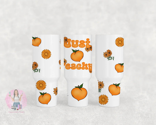 Just Peachy - 40 Oz Tumbler Wrap - digital file Donna Gail's Designs