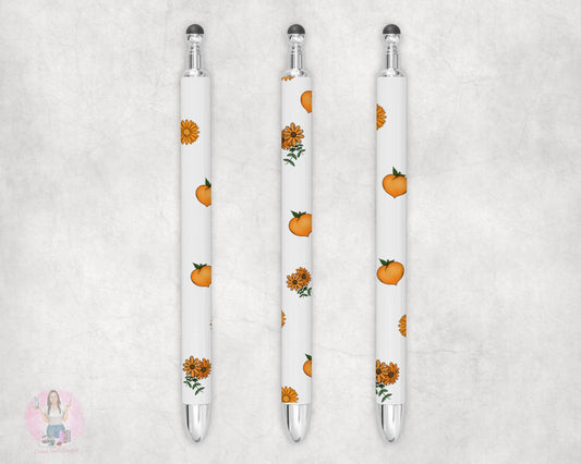 Peachy White Pen Wrap - Digital File Donna Gail's Designs