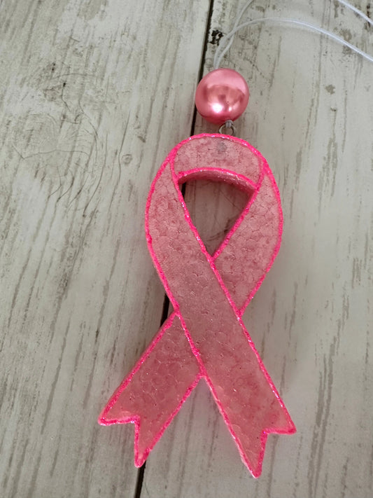 Pink Awareness Ribbon - RTS Freshie Donna Gail's Designs