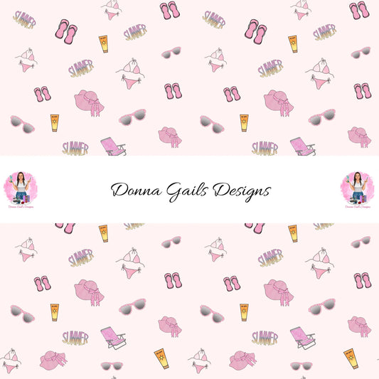 Pink Summer  - Seamless - digital file Donna Gail's Designs