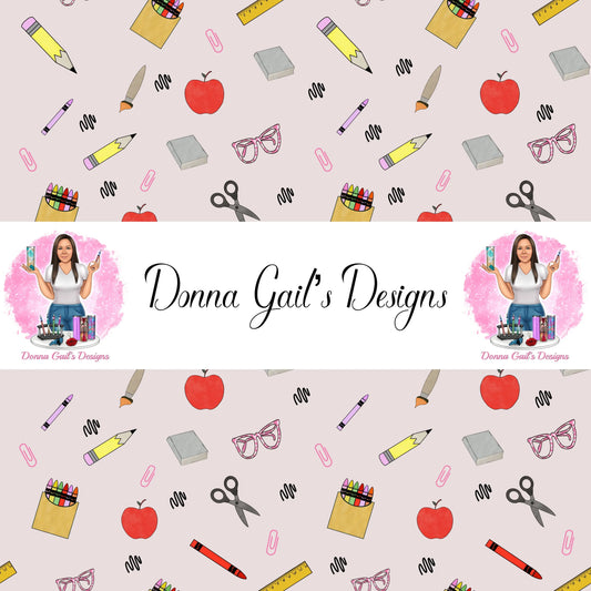 School  - Seamless - digital file Donna Gail's Designs