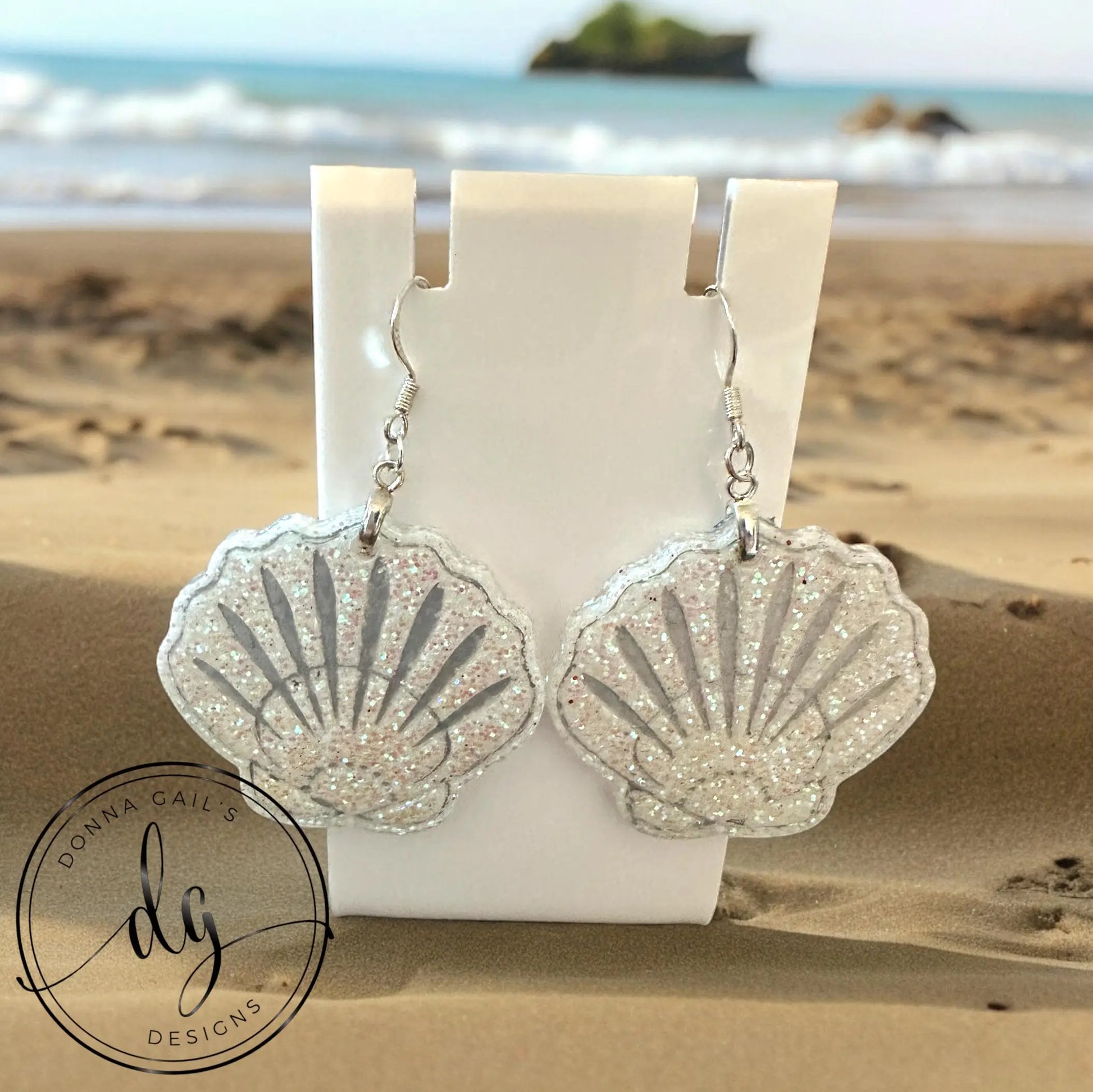 Seashell Earrings Donna Gail's Designs