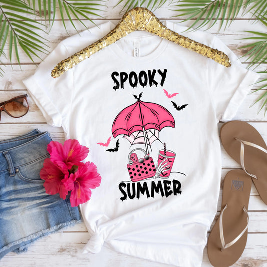 Spooky Summer Pink  - PNG - digital file Donna Gail's Designs